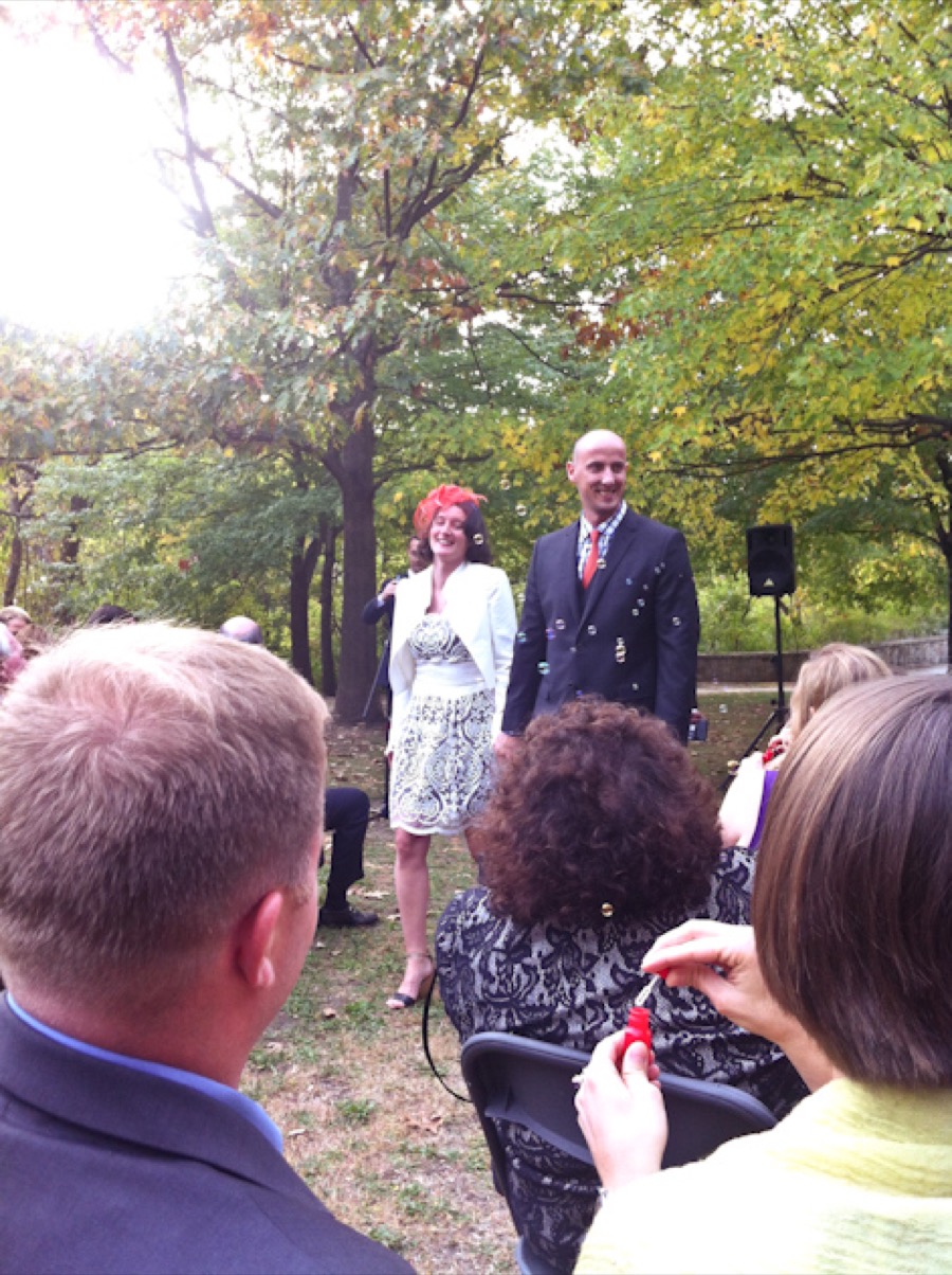 Married couple that met at Field Day