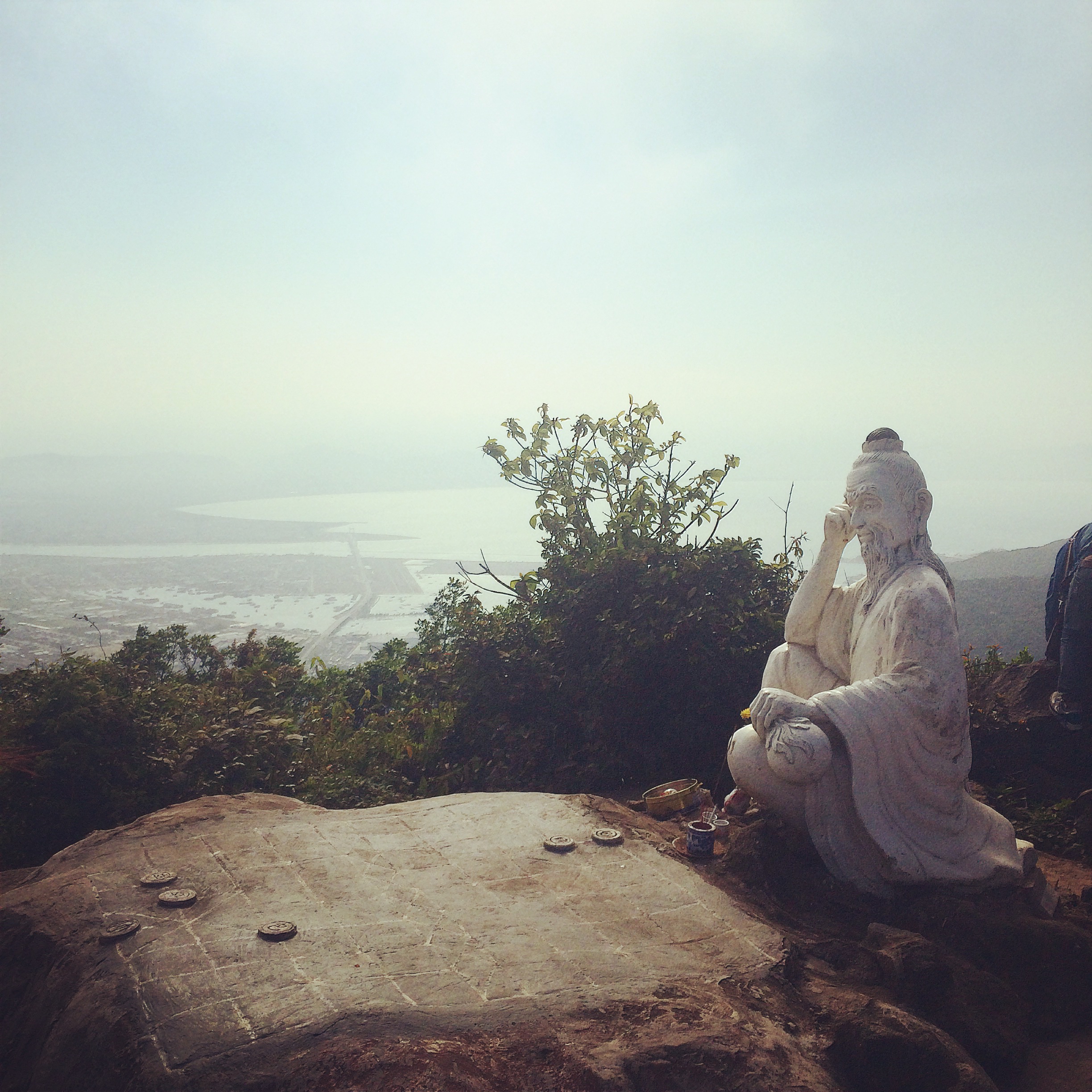 Confucius on top of Son Tra Peninsula
